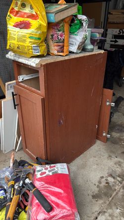 Kitchen cabinets that need a little TLC
