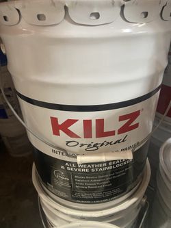 Killz 5 Gal White Paint / Primer 