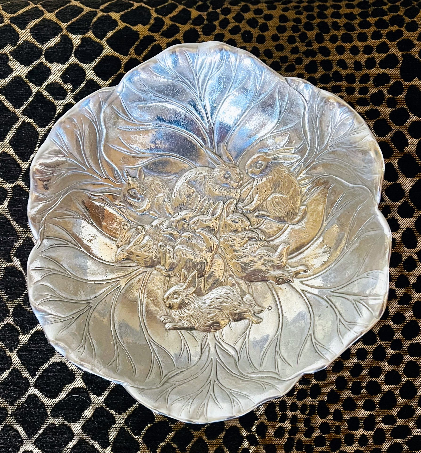 Vintage Signed Arthur Court Bunny Bowls