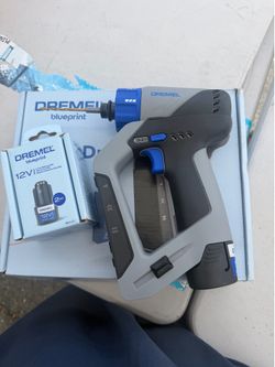 Dremel Blueprint 12V Cordless 1/4 in. Drill/Driver with Integrated Stud Finder and Detachable Laser Level