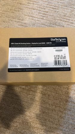 New Stench 100w DisplayPort And HDMI 4k Docking Station