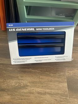 U.S. General blue Mini Toolbox