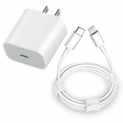 Iphone 14 13 12 Xr Fast Charger W 6 Feet Cable Set 10$
