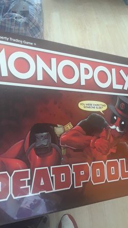 Monopoly Deadpool new sealed LIMITED edition deadpool