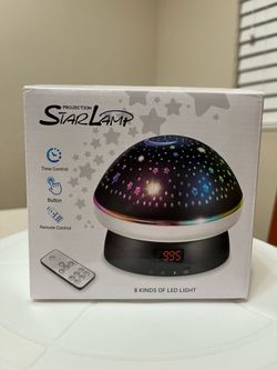 Star Lamp Projector - Pink, new in box!