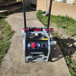 Husky
4.5 Gal. 175 PSI Portable Electric Oil-Free Quiet Twin Stack Jobsite Air Compressor w/Rubber Wheels and 2-Quick Couplers