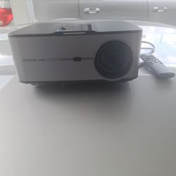 Smart Wifi  Projector With Remote Like New Paid 300 For Will Sale For 80.