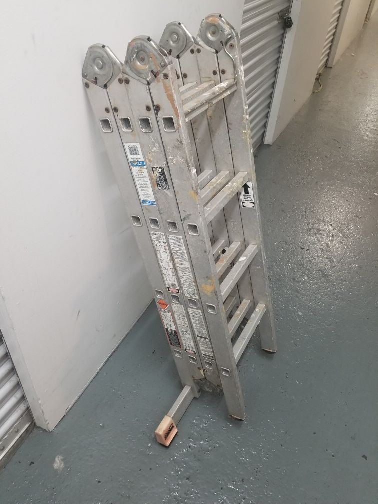 16 foot Krause Multimatic aluminum ladder for Sale in Kirkland, WA