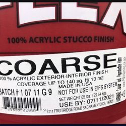 15 gallons Stucco Finish Paint 