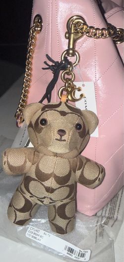 Coach purse bear keychain