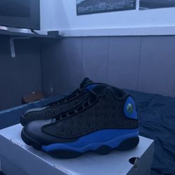 Air Jordan 13 Retro- Black Hyper Royal ||With Air Force Mid 