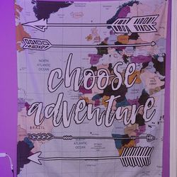 Choose Adventure Wall Hanging Tapestry Decor