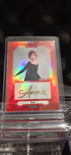 2025 Kakawow Phantom Disney Anna Red Auto /75