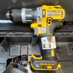 NEW DEWALT 20V XR BLUETOOTH 1/2 HAMMER DRILL DRIVER TOOL 