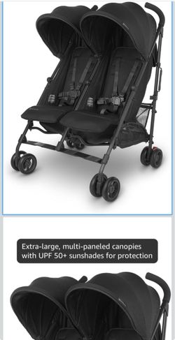 UPPAbaby G-Link V2 Double Stroller Black