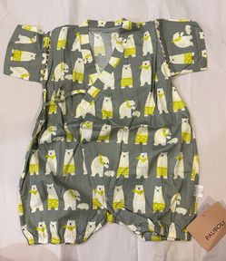 PAUBOLI Brand Baby Kimono Onesie 24 Months, NEW
