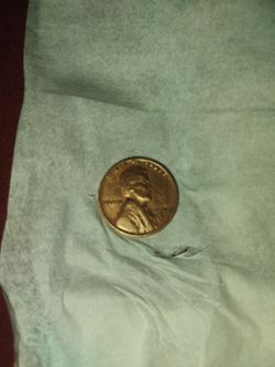 One cent Penny 1957