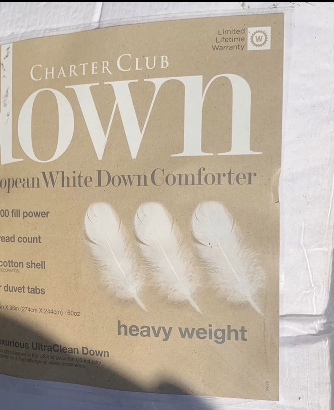 Charter  Club  Heavy  Height   King 