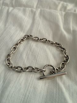 Fashionable sterling silver bracelet