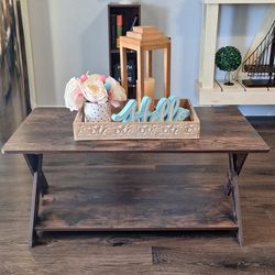 Coffe table & shelf bookcase