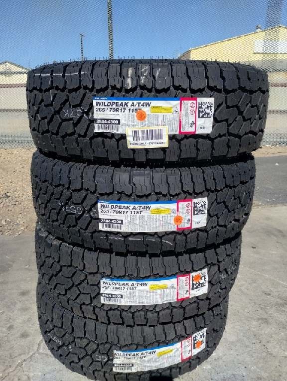Tacoma Trd Tires New 265 70R17 Falken Wildpeak AT 4W $750 Install Mount And Balance 