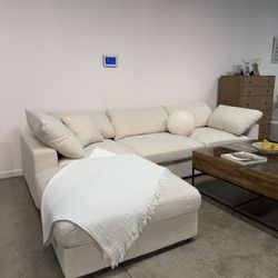 NEW 💥 ☁️ Modular Cloud Sofa Sectional With Reversible Ottoman 