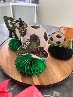 Soccer birthday decorations