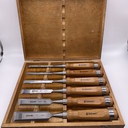 Ezarc 6 Piece Set Wood Carpented Tool Carving Hand Chiset Tool Set
