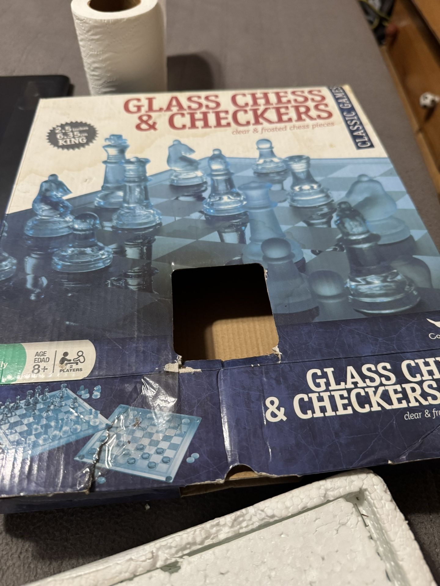 Glass Chess &checkers