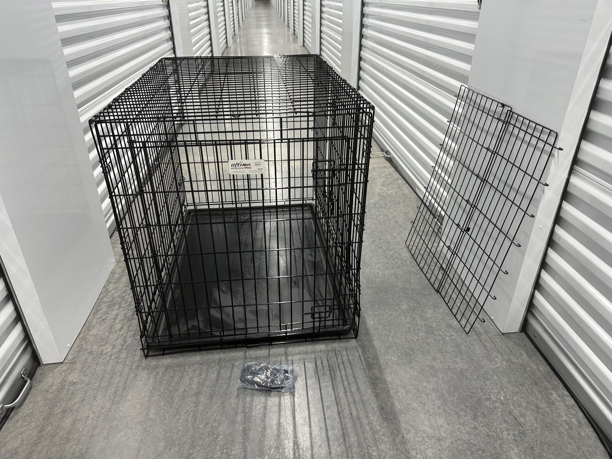 MidWest Ultima Pro Heavy Duty Dog Pen 42" 2 Doors Foldable Metal Divider Leak Proof Pan