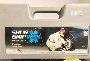 Shut grip premium cable chains new