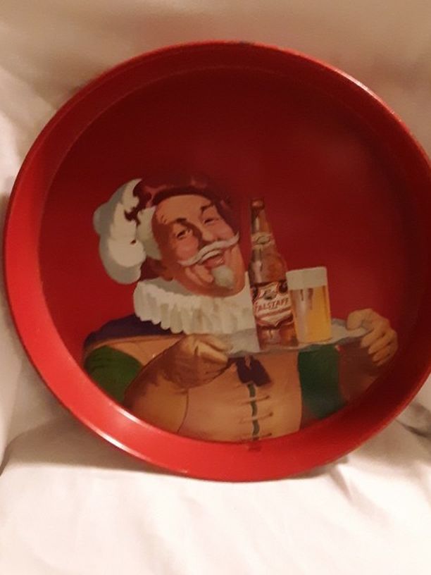 Vintage Falstaff Falstaff Silver Plated Tray Large Falstaff