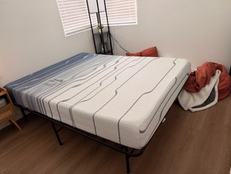 Queen mattress and frame