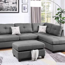 3-Pc Sectional Sofa