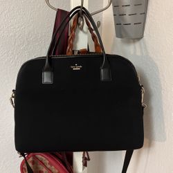 Kate spade black computer on sale bag