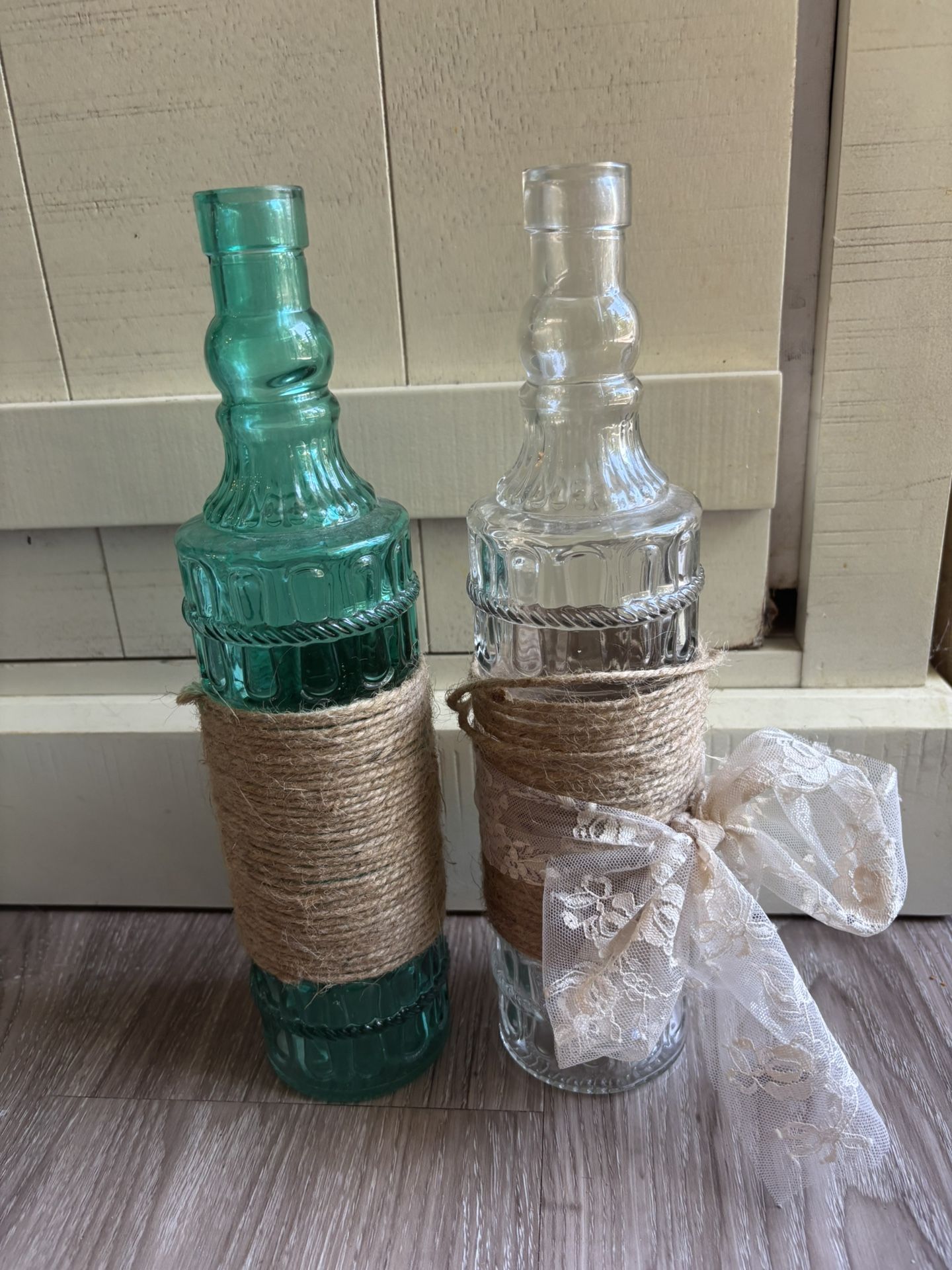 2 Decorative Bottles