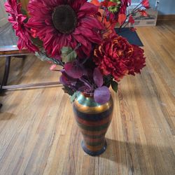 vase with flowers