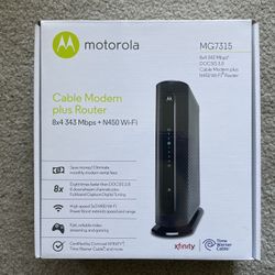 MOTOROLA CABLE MODEM & PRINTER