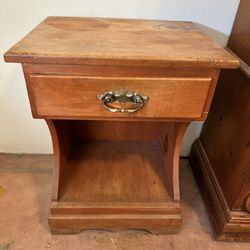 Solid Wood Nightstand