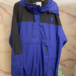 Vintage North Face Zip-Up Hoodie - Large