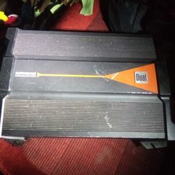 Dual Amplifier Black And Orange