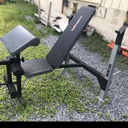 WEIDER WORKOUT BENCH 