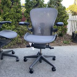 “Herman Miller Remastered Aeron Chairs “