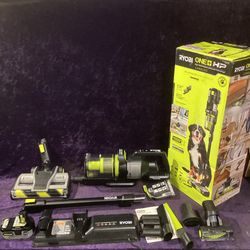 🛠🧰RYOBI ONE+HP 18V Cordless ADVANCED WHISPER Stick Vacuum Kit w/4.0HP Batt/WallCharger-LIKE NEW!-$270!🧰🛠 