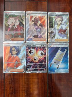 Pokemon Scarlet & Violet/Mega Evolution Trainer Card Holo Lot of 6! NM/M