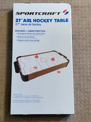 Photo Brand New Sportcraft Air Hockey Table