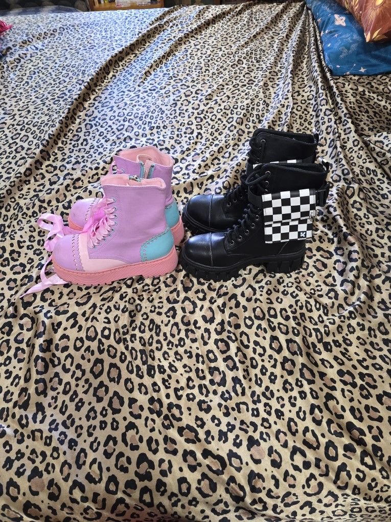 Womens Shoe Lot Two Pair Size 3 And 5