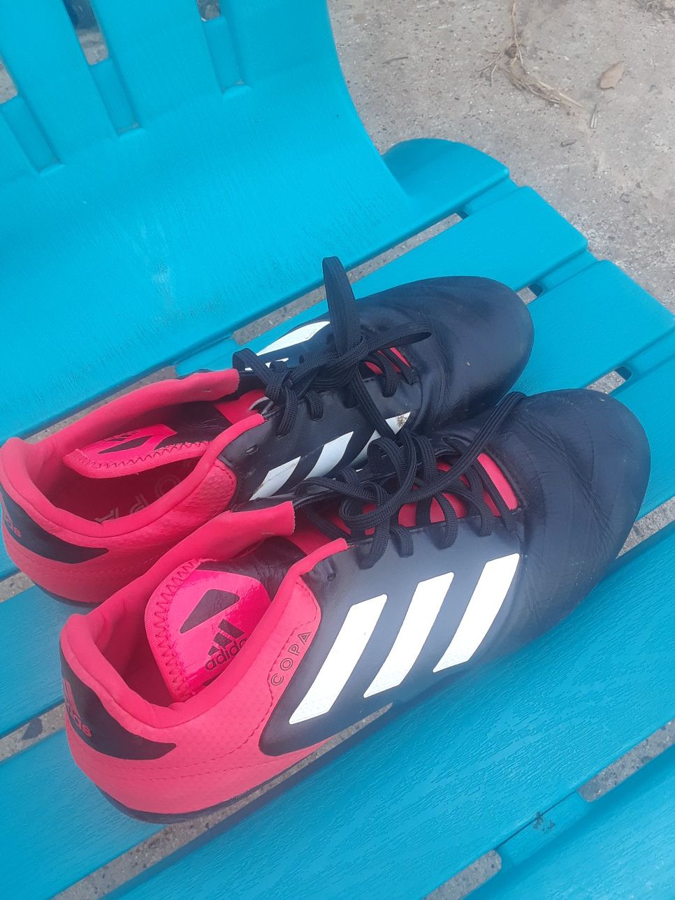 Red Adidas Cleats (size 81/2) $25.00 cash only ( Serious Buyers Only)