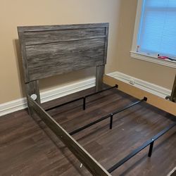 Bedroom Set Plus Bed you just have to buy a box spring, oh there is a mirror connected to the dresser..
