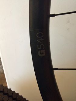 G540 Black Bicycle Rim with Spokes